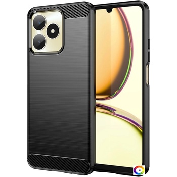 realme Note 50 4G Удароустойчив Carbon Fiber Калъф и Протектор