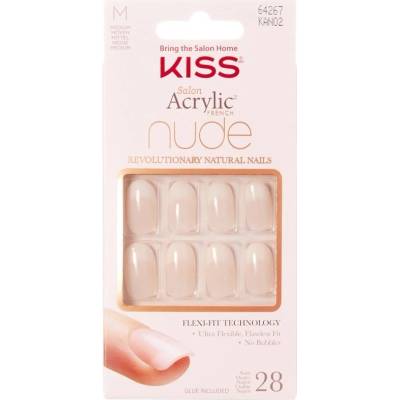 Kiss Salon Acrylic French Nude 64267 28 ks/bal. – Zboží Dáma