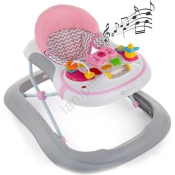 Image 1 of Petite&Mars - Бебешка проходилка с мелодия monty розова (ag0169)