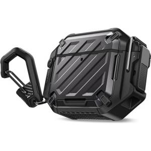 SUPCASE Magsafe Водоустойчив Калъф за Airpods 4, Supcase UB Pro, Черен (843439155503)