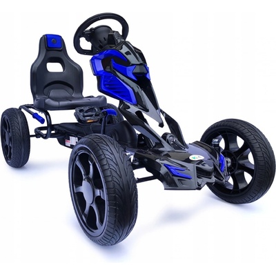 Joy4kids Šlapací motokára modrá