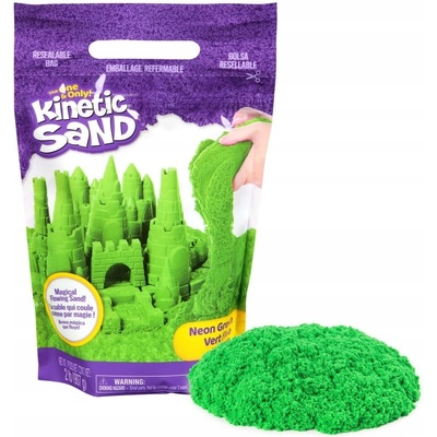 Spin Master Kinetic Sand písek zelená 6061463 0,9 kg – Zbozi.Blesk.cz
