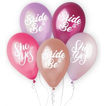 Image 1 of Godan Латексови балони - Bride to be / She Said Yes 5 бр