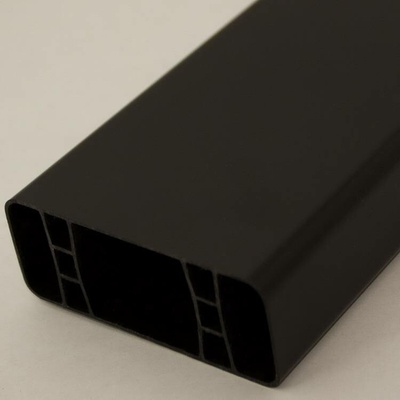 Plastová plotovka palisandr 80x32mm délka 200cm
