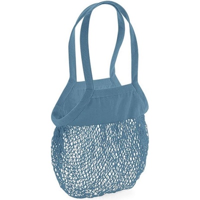 Westford Mill Sieťovaná taška na potraviny WM150 Airforce Blue 38x41 cm