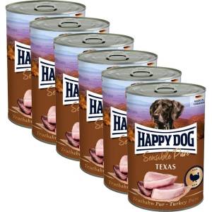 Happy Dog Sensible Pure Texas 6 x 400 г / пуйка