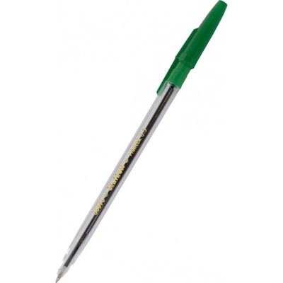 Centrum Химикалка Centrum Pioneer, зелен цвят на писане, 0.5 mm, прозрачна, цената е за 1бр. (продава се в опаковка от 50 бр. ) (OK100271)