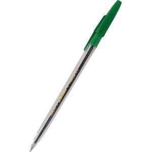 Centrum Химикалка Centrum Pioneer, зелен цвят на писане, 0.5 mm, прозрачна, цената е за 1бр. (продава се в опаковка от 50 бр. ) (OK100271)