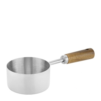 Image 1 of Horecano - Метална сосиера с дръжка ф5, 5xh3см 60мл CHROME (HC-931519) (242853) (01931519)