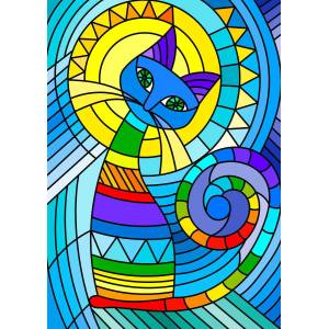 Enjoy - Puzzle Ornamental Cat - 1 000 piese