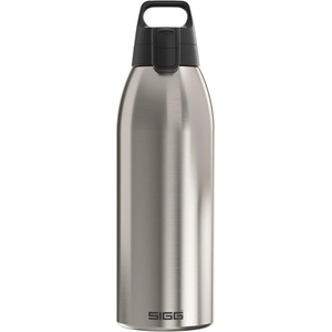 SIGG - Insulated drinking bottle - Thermos bottle Shield Therm One Brushed - carbonated drinks - leak-proof - dishwasher safe - BPA-free - 90% recycled stainless steel - silver - 6218.10 (6218.10)