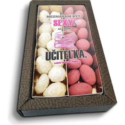 Sablio Mandle v čokoládě Neznášam byť sexy ale som učiteľ 2 x 80 g