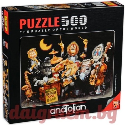 Anatolian Пъзел anatolian 3580 - 500 части - Нова джаз банда в Найроби (p3580)