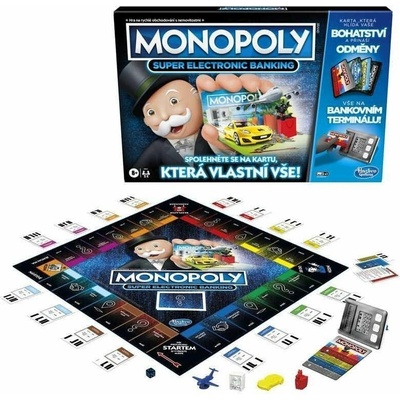 Hasbro Monopoly Super elektronické bankovníctvo CZ