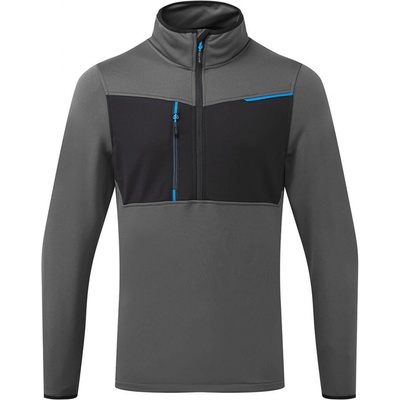 Portwest T756 WX3 Polo zipsový fleece sivé