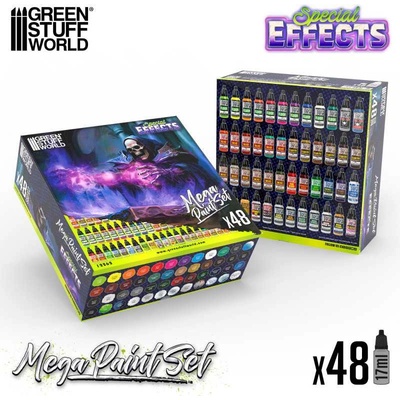 Green Stuff World Special Effects Mega Paint Set 48× 17 ml