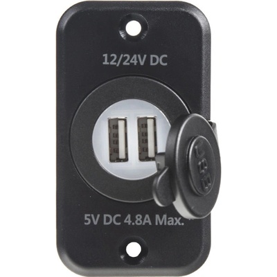 34558 2x USB zásuvka v panelu max 3,1 A