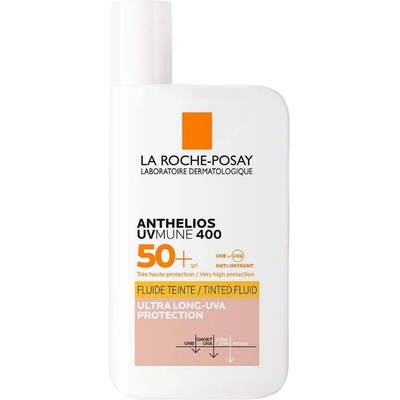 La Roche-Posay Anthelios Тониран защитен флуид за лице UVMune 400, SPF50+, 50 ml