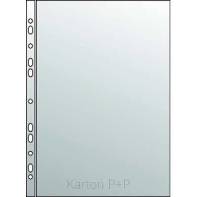 Karton P+P Průhledný obal A4 U 40my OE ec PP40my bal 100ks čirý