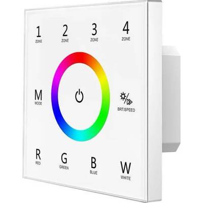 Rgbw dmx control + remote control t14 85-265vac (dmx512-rf 2.4g 4zones) (6362)