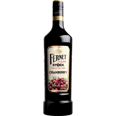 Fernet Stock Cranberry 27% 1 l (holá láhev)