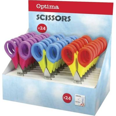 Školské nožnice OPTIMA 13 cm, rôzne farby 100121
