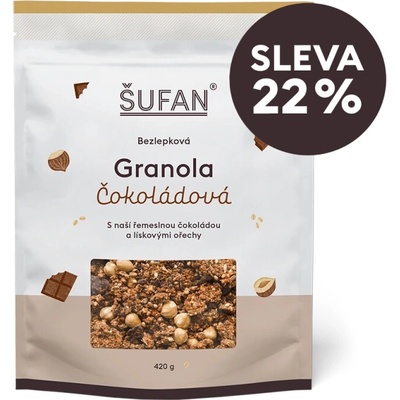 Šufan s.r.o. Granola čokoládová 420 g