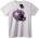 NOONEBRAND Тениска Лилав Т-Рекс Динозавър - 4XL, White