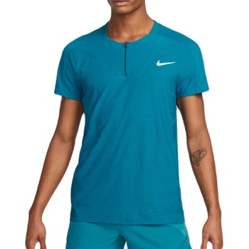 Nike Мъжка тениска с якичка Nike Court Dri-Fit Adventage Slam Tennis Polo - Зелен