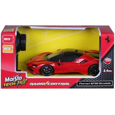 Maisto Кола Ferrari SF90 Stradale 1: 24 R/C (1011341F)