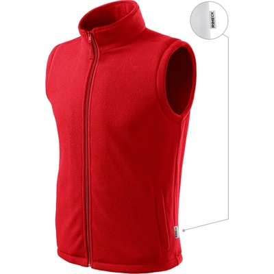 Rimeck Next Unisex fleece vesta 518 červená