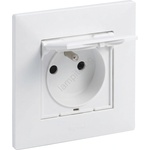 Legrand - Външна розетка 250V/16A IP44 с рамка NILOE STEP бяла (LR0051A)