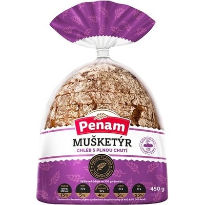 Penam Chléb mušketýr 450 g