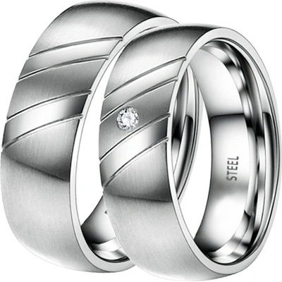 ST-88051 Ocelové snubní prsteny