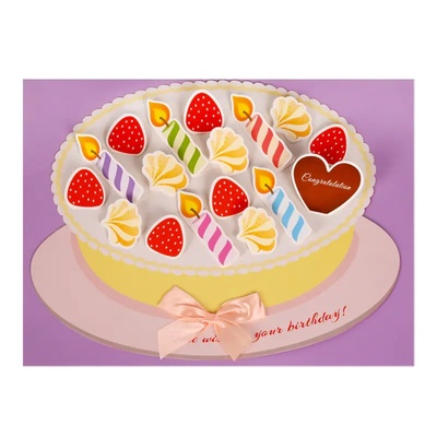 Голяма картичка Торта с 3d мини картички (К86292-1)