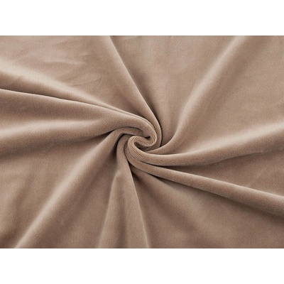 Stoklasa Minky hladké / plyš baby elastický Balení: 1 m, Varianta: 5 béžová 5 béžová