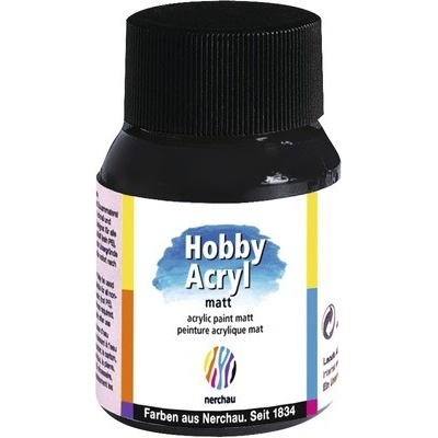 Nerchau Hobby Acryl matt černá 59 ml