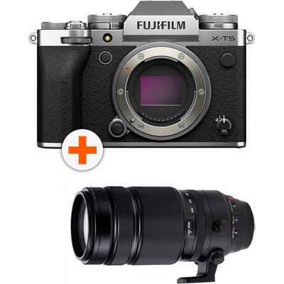Fujifilm X-T5 Silver + 100-400mm f/4.5-5.6 R LM OIS WR (Fujinon XF)