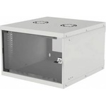 INTELLINET Hanging cabinet Intellinet BASIC, 6U, 540x400, Rack 19, glass door, FLATPACK, gray