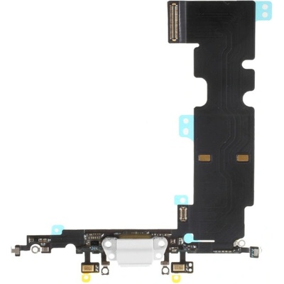 AppleKing napájací a dátový konektor s flex káblom pre Apple iPhone 8 Plus – biely