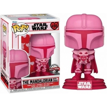 Funko POP! Star Wars The Mandalorian with Grogu ValentineStar Wars 498