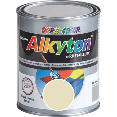 RUST OLEUM ALKYTON antikorózna farba na hrdzu 2v1 RAL 1015 slonová kosť 750ml