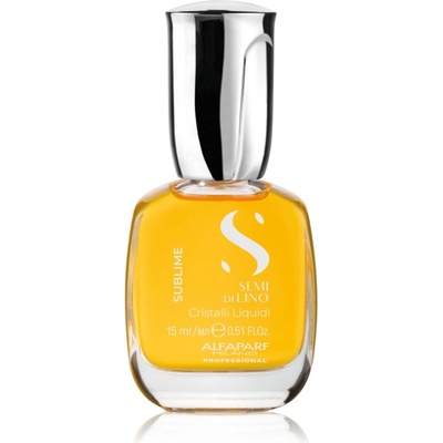 Alfaparf Milano Semi di Lino Sublime Cristalli хидратиращо олио за блясък и мекота на косата White Box 15ml