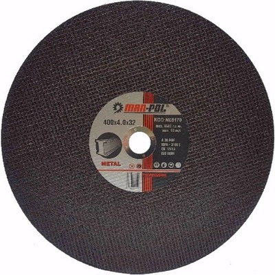 Kotouč řezný na ocel, kov, 400x4,0x32mm MAR-POL M08170