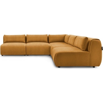Bobochic Ъглов диван в цвят горчица (променлив) Jeanne - Bobochic Paris (103722)