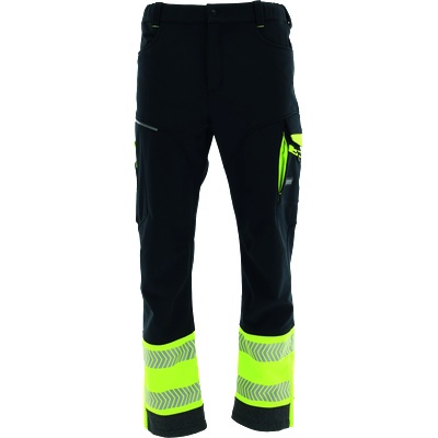 SARA Зимни работни панталони COMFORT NEO | Водоустойчиви Softshell панталони с отразителни ленти (1-27-635-25-27)
