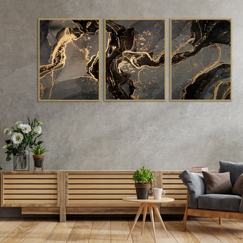 Decono Картини Тъмен mрамор