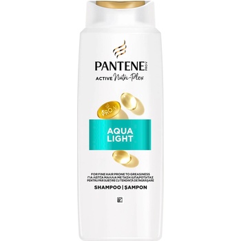 Pantene Pro-V Шампоан за склонна към омазняване коса Aqua Light, 625 ml