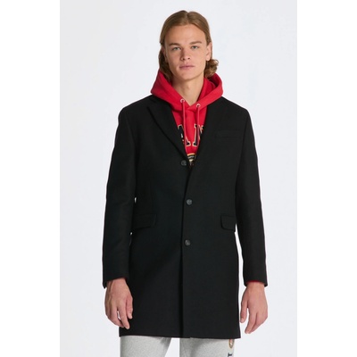 GANT CLASSIC TAILORED FIT WOOL TOPCOAT čierna