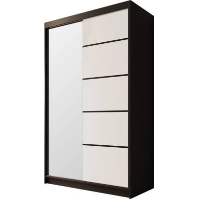 Sconto CASTO 200 x 120 cm čierna/biela